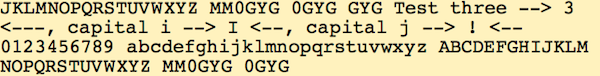 decoded test message
