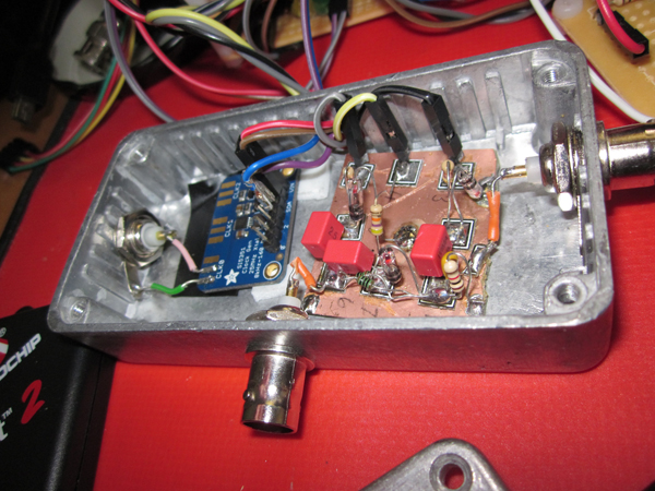 Pretty Si5351A and ugly detector